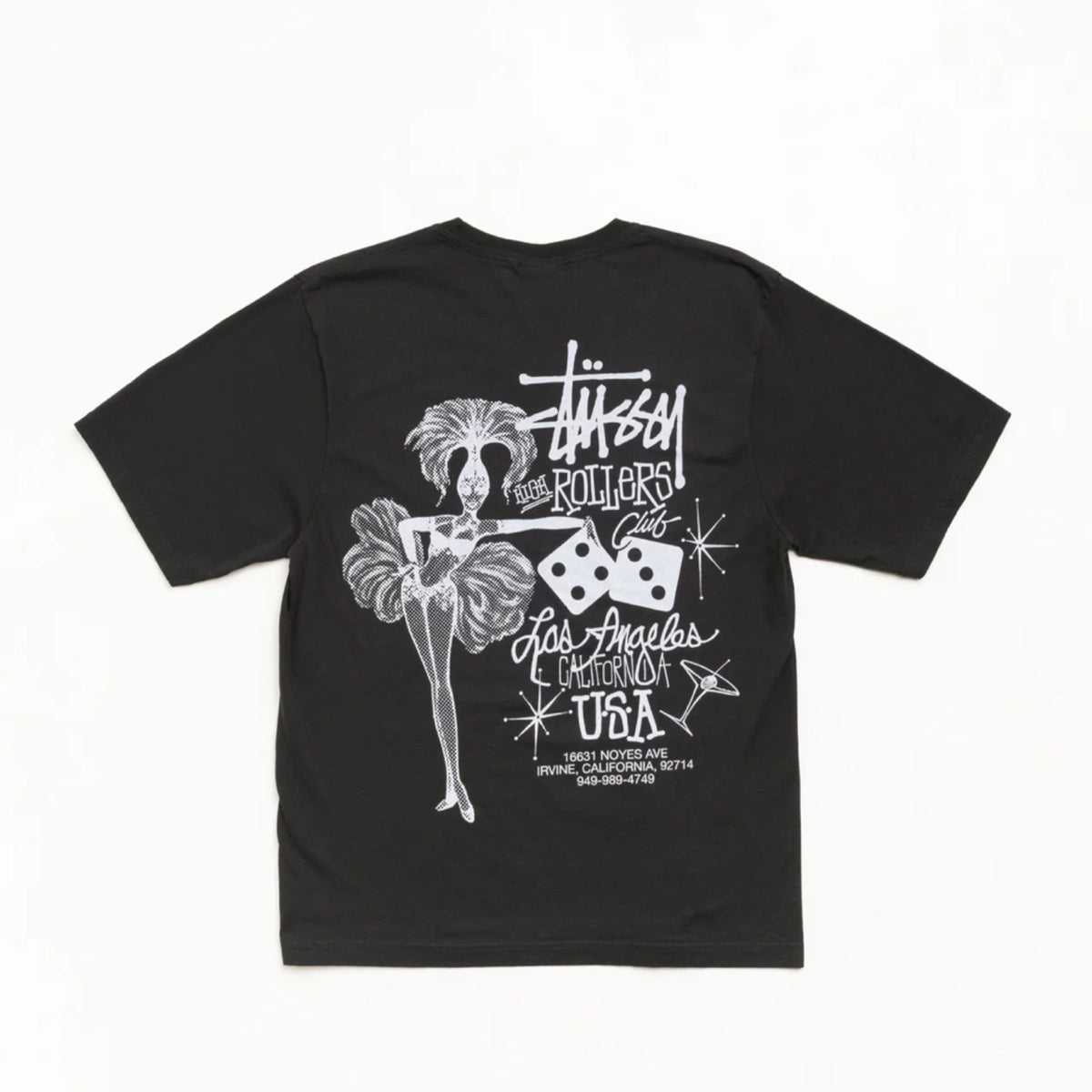 Stussy High Rollers Tee Black