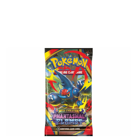 2025 Pokémon Mega Evolution Phantasmal Flames Mega Heracross Booster Pack