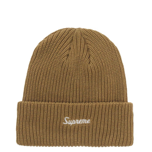 Supreme Loose Gauge Beanie Mustard