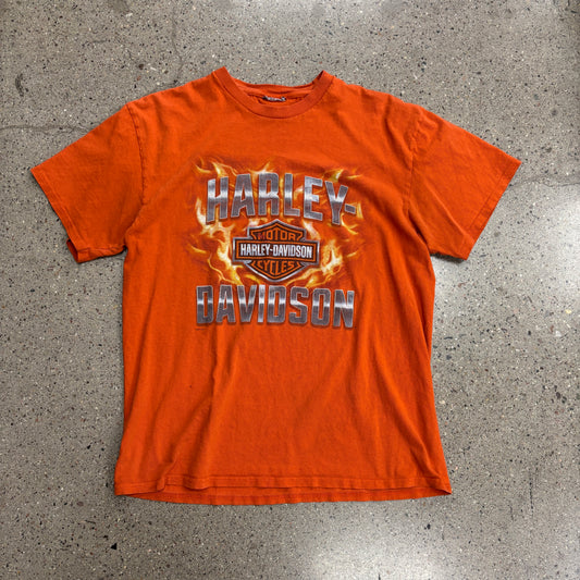 Harley Davidson Shirt Orange (M)