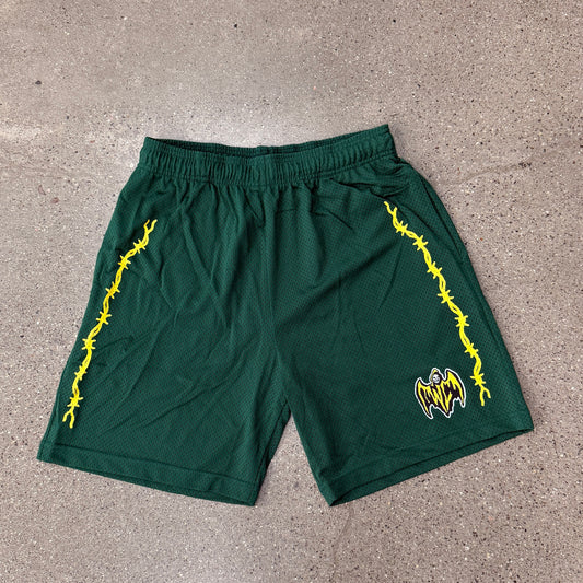 Warren Lotas Bat Reaper Shorts Green