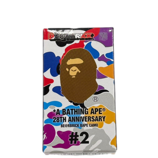 Bearbrick Figure 100% Bape 28th Anniversary